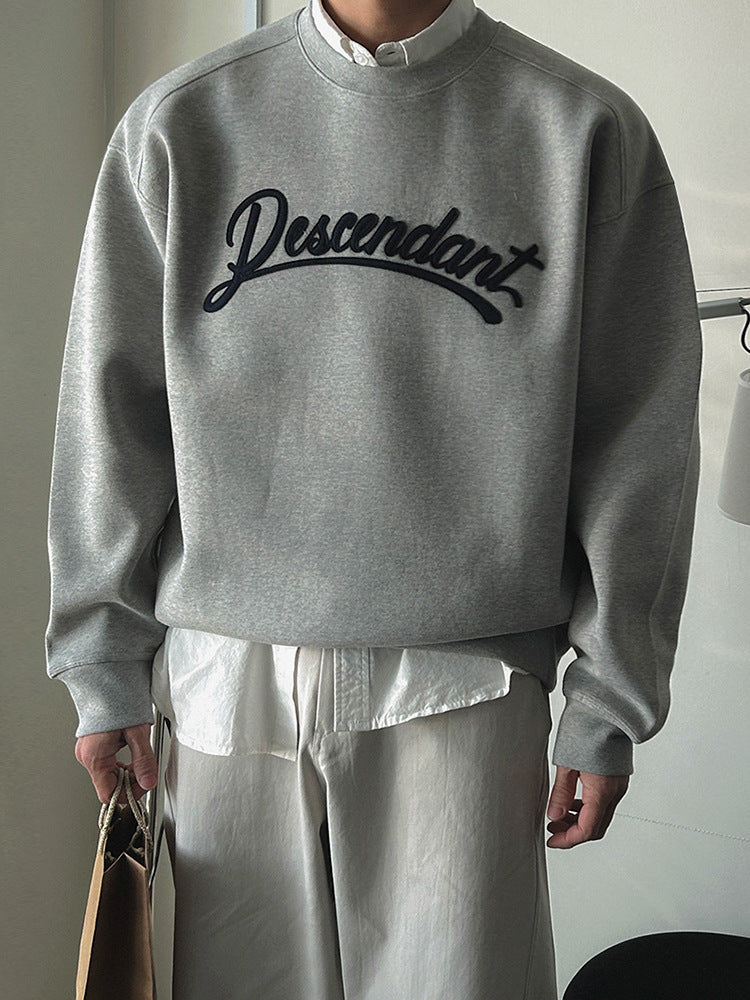 Descendant Script Oversized Crewneck
