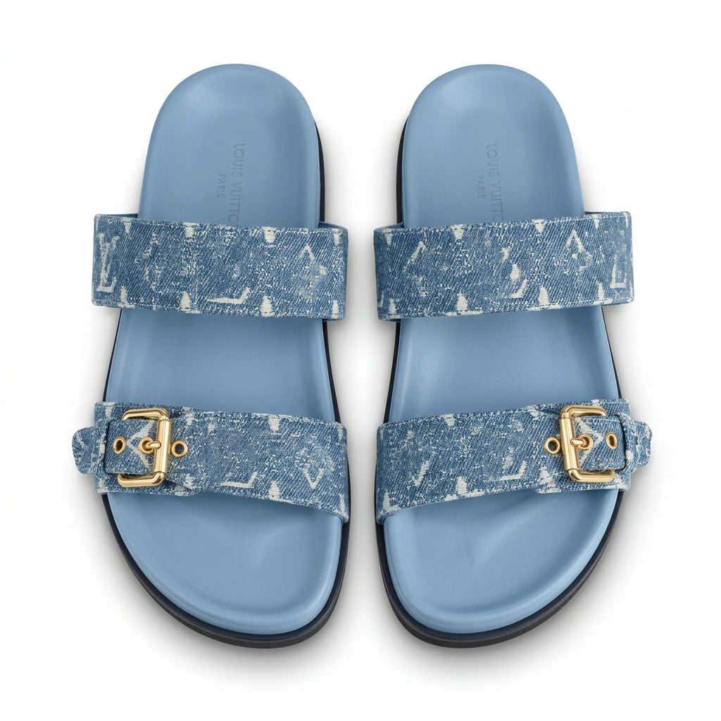 Buckle Platform Slides