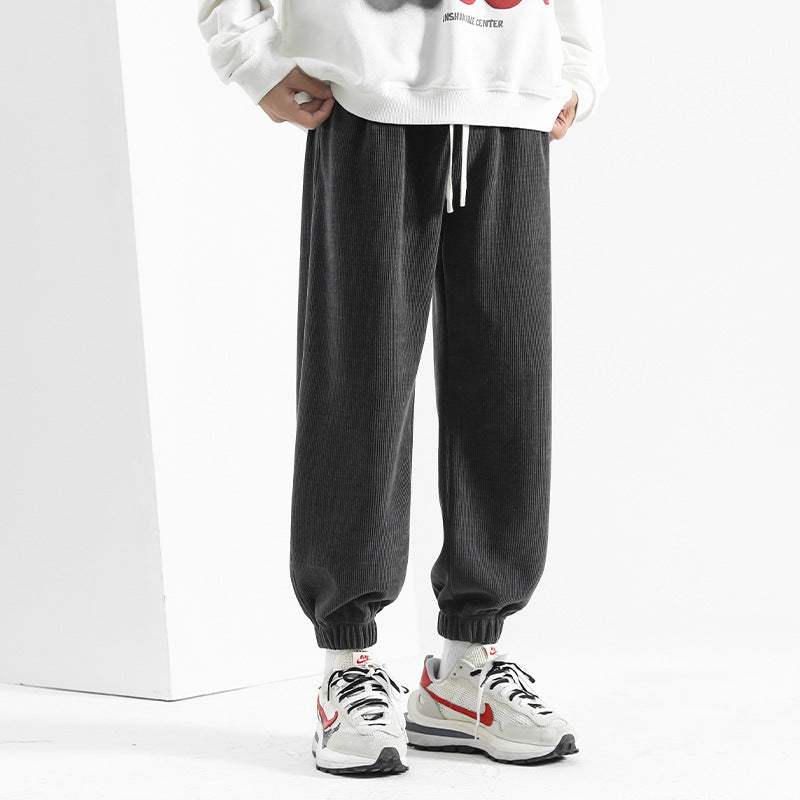 Corduroy Cuffed Sweatpants