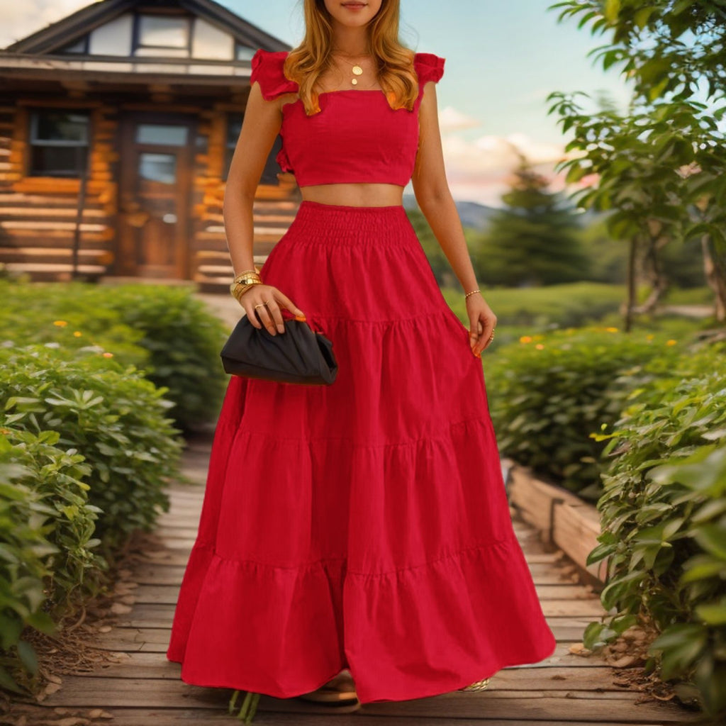Two-Piece Swing Dress Set