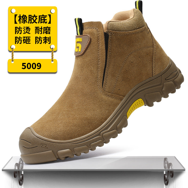anti-puncture safety work wear-resistant shoes