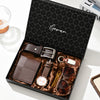 Brown (Belt + Keychain + Wallet + Watch + Rosary + Sunglasses)