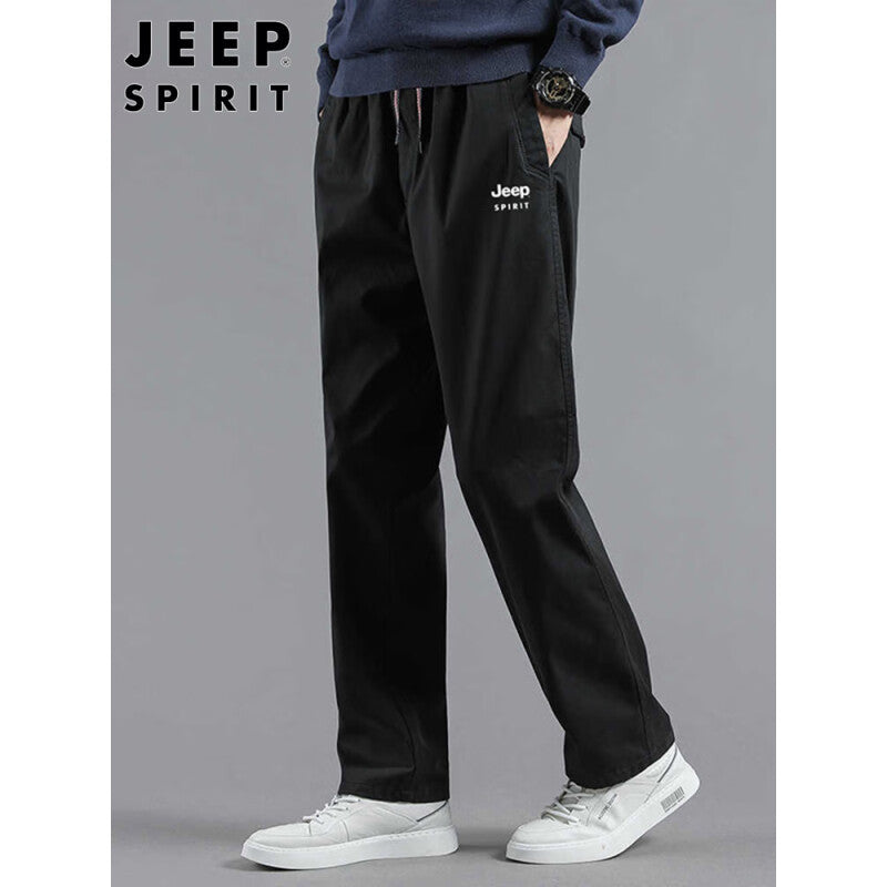 Casual Straight-Leg Pants