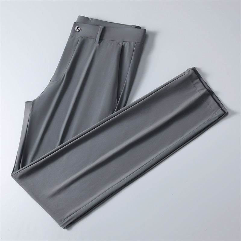 Men's Ice Silk Pants: Thin and Luxurious