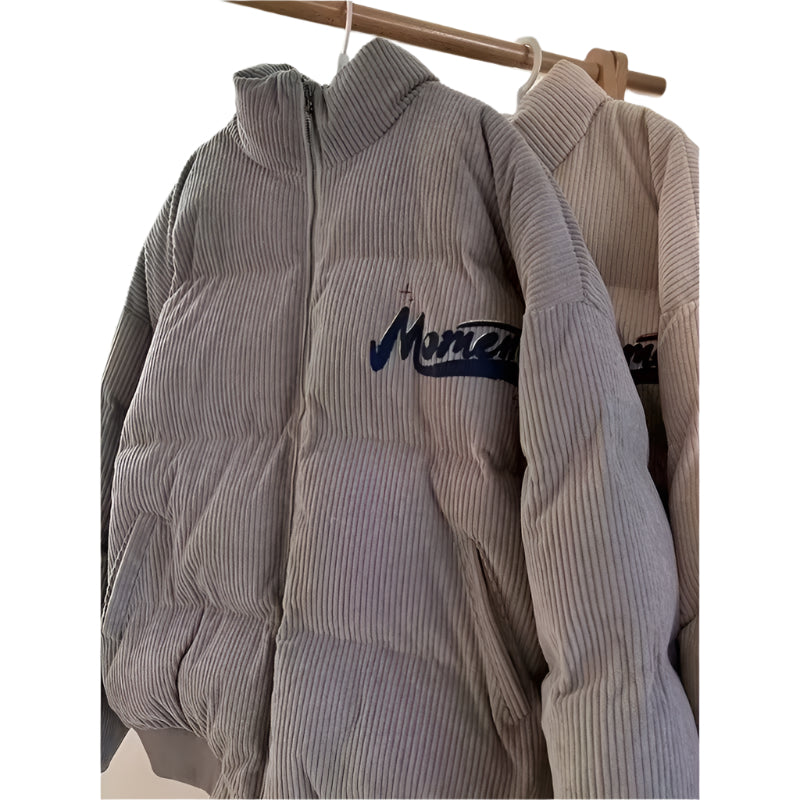 Ribbed Puffer Jacket