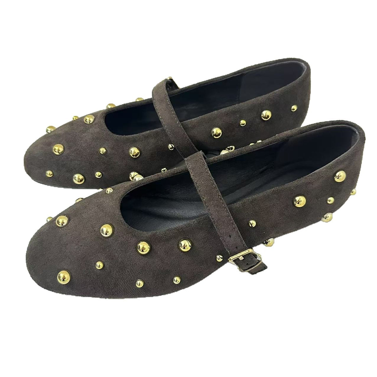 Studded Mary Jane Flats – product view