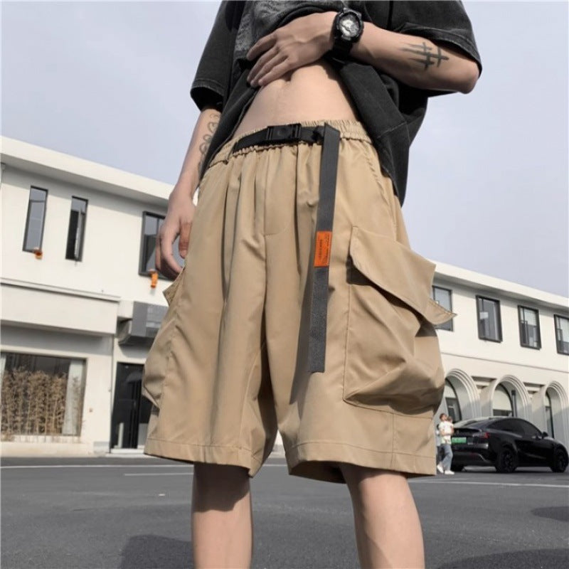 Multi-Pocket Casual Shorts