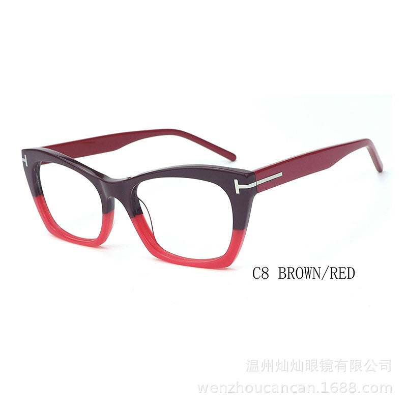 Designer Square-Frame Optical Eyewear