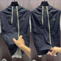 Zip-up Hooded Vest