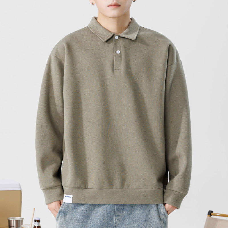 Minimalist Polo Sweatshirt
