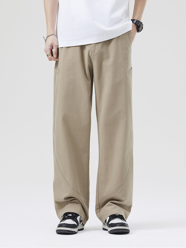Wide-Leg Casual Trousers