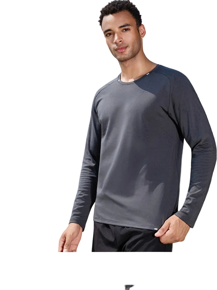 Long-Sleeve Athletic Crewneck