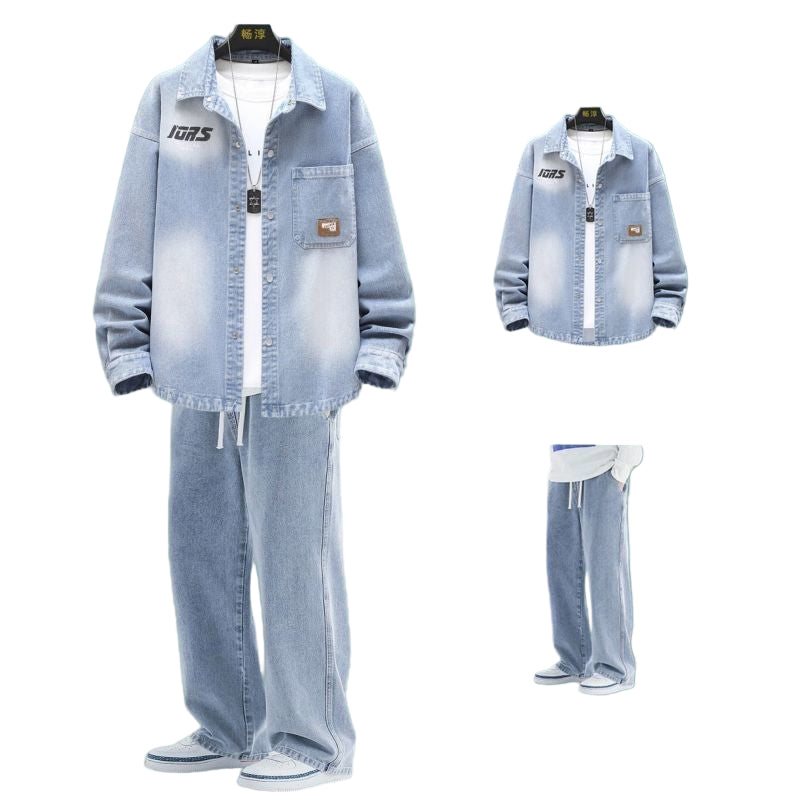 Two-Piece Denim Outfit