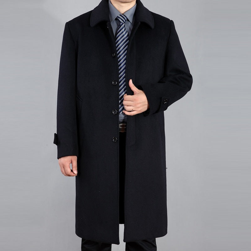 Men's Plush-Lined Overcoat