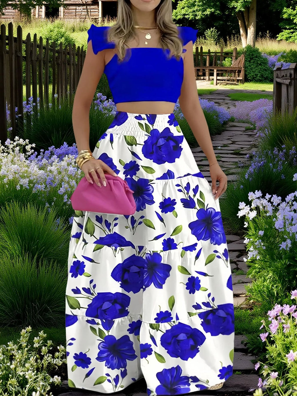 Two-Piece Swing Dress Set