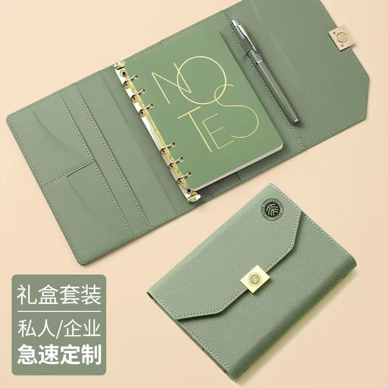 Executive Leather Binder Journal Gift Set