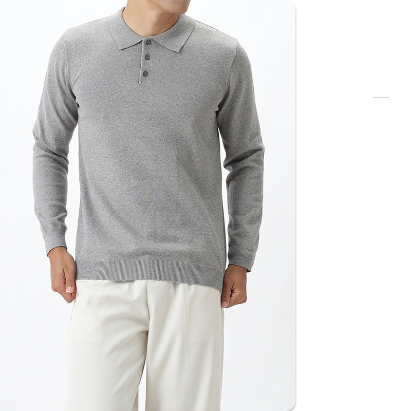 Knit Polo Sweater