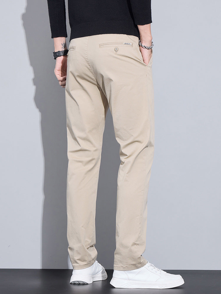 Men's Slim-Fit Business Casual Chinos