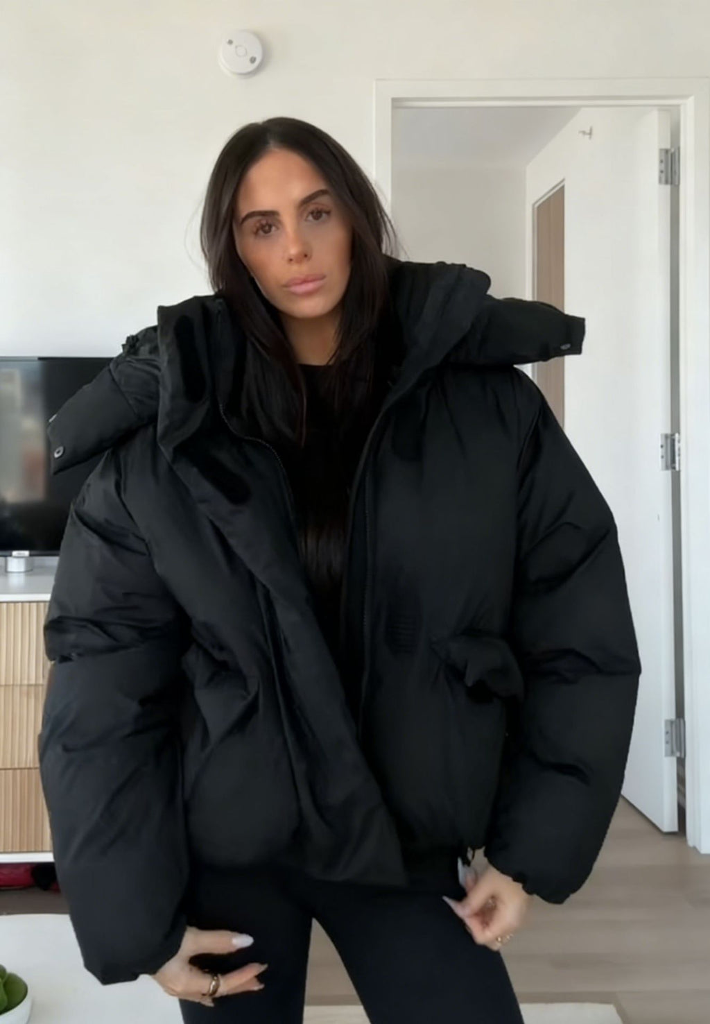 Plush Horizon Hooded Puffer