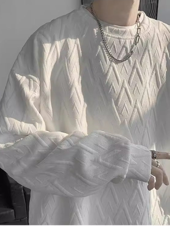 Jacquard Crewneck Pullover