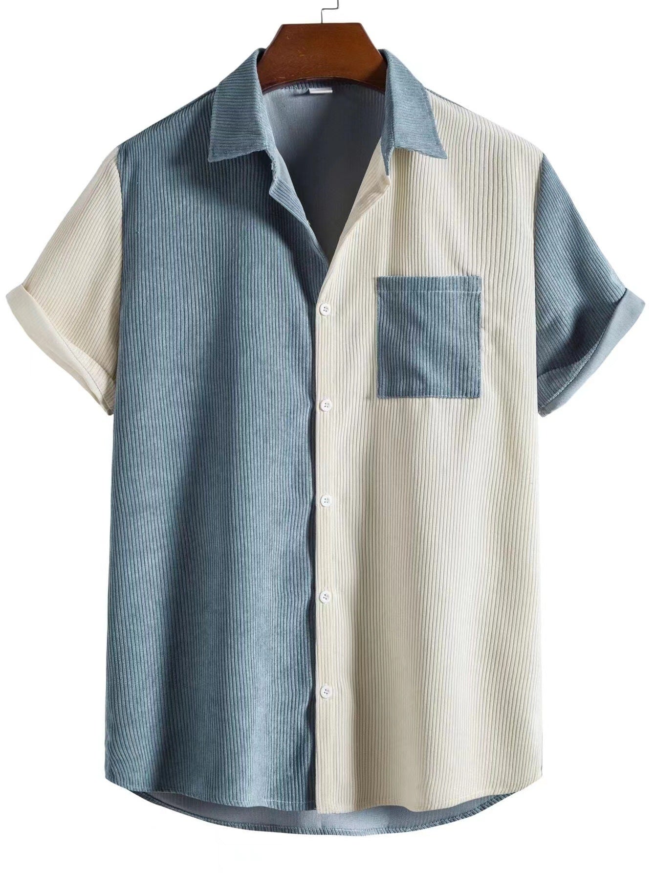 Men’s Corduroy Block Shirt