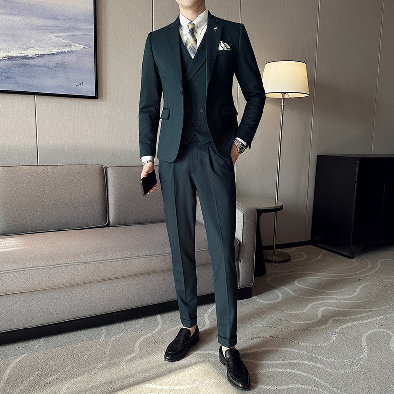 Men's three-piece suit set