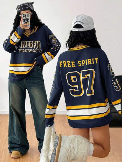 Varsity Heritage Oversized Top