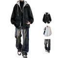 Layered Hooded Jacket Set