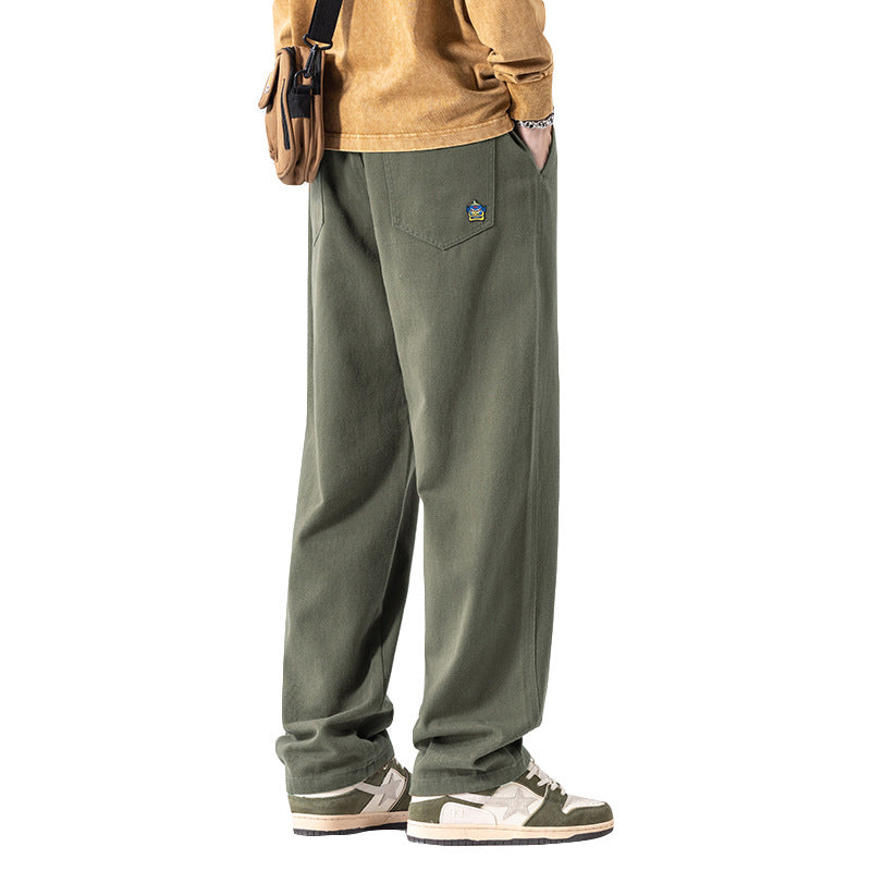 Anxin Cotton Wide-Leg Pants