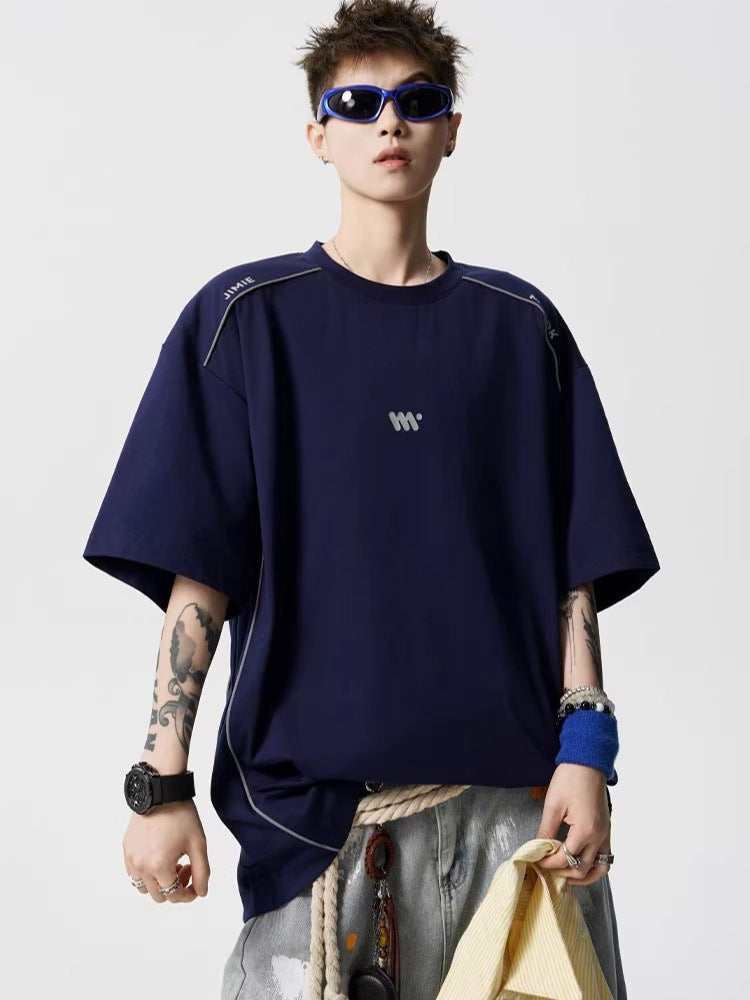 Cyber Stitch Oversized Technical Tee
