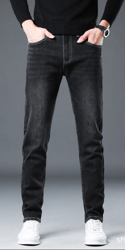 Premium Stretch Straight-Leg Men’s Jeans