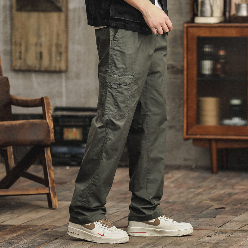 Multi-Pocket Workwear Trousers