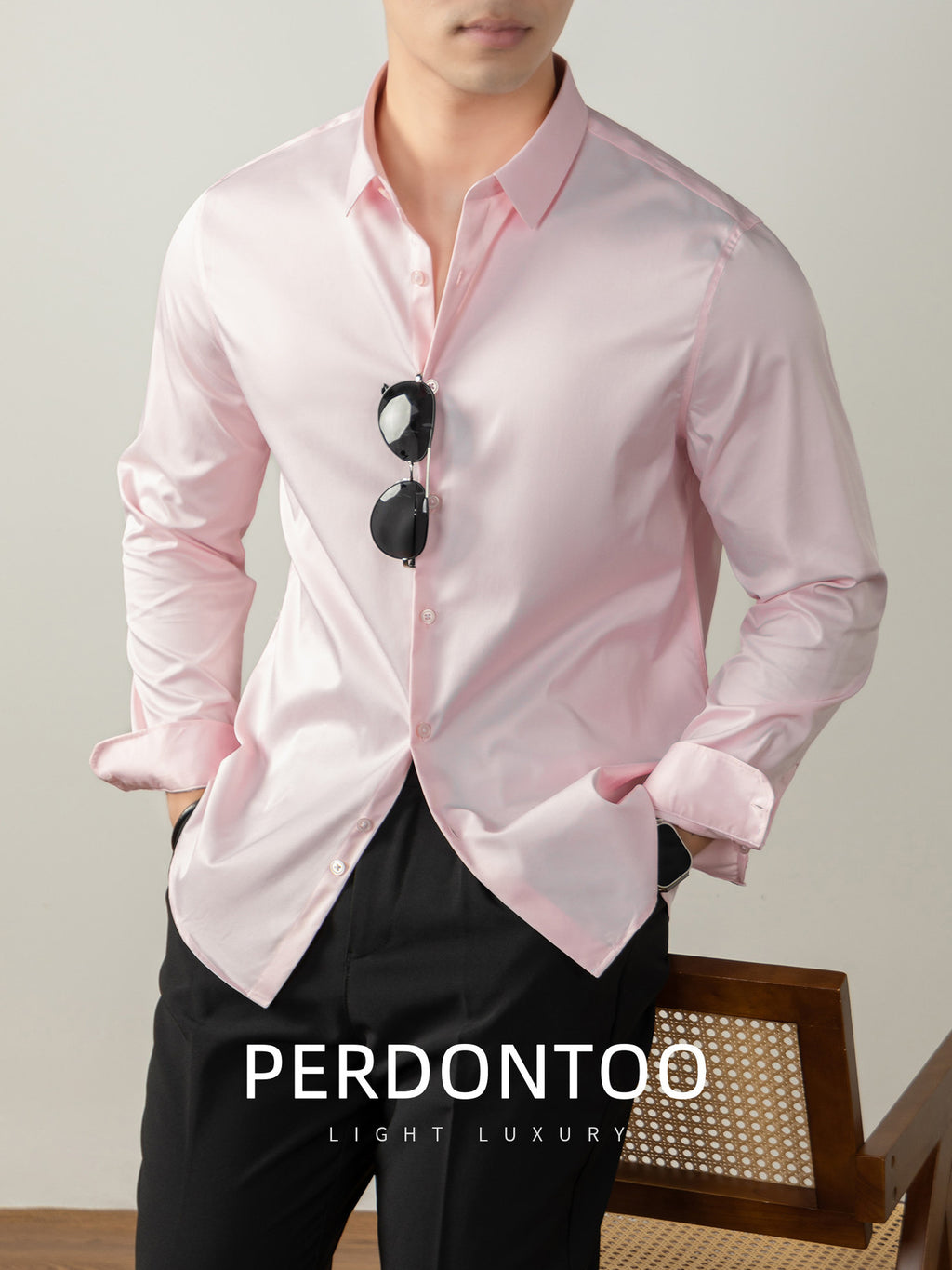 Luxury Non Iron Silk Finish Shirt