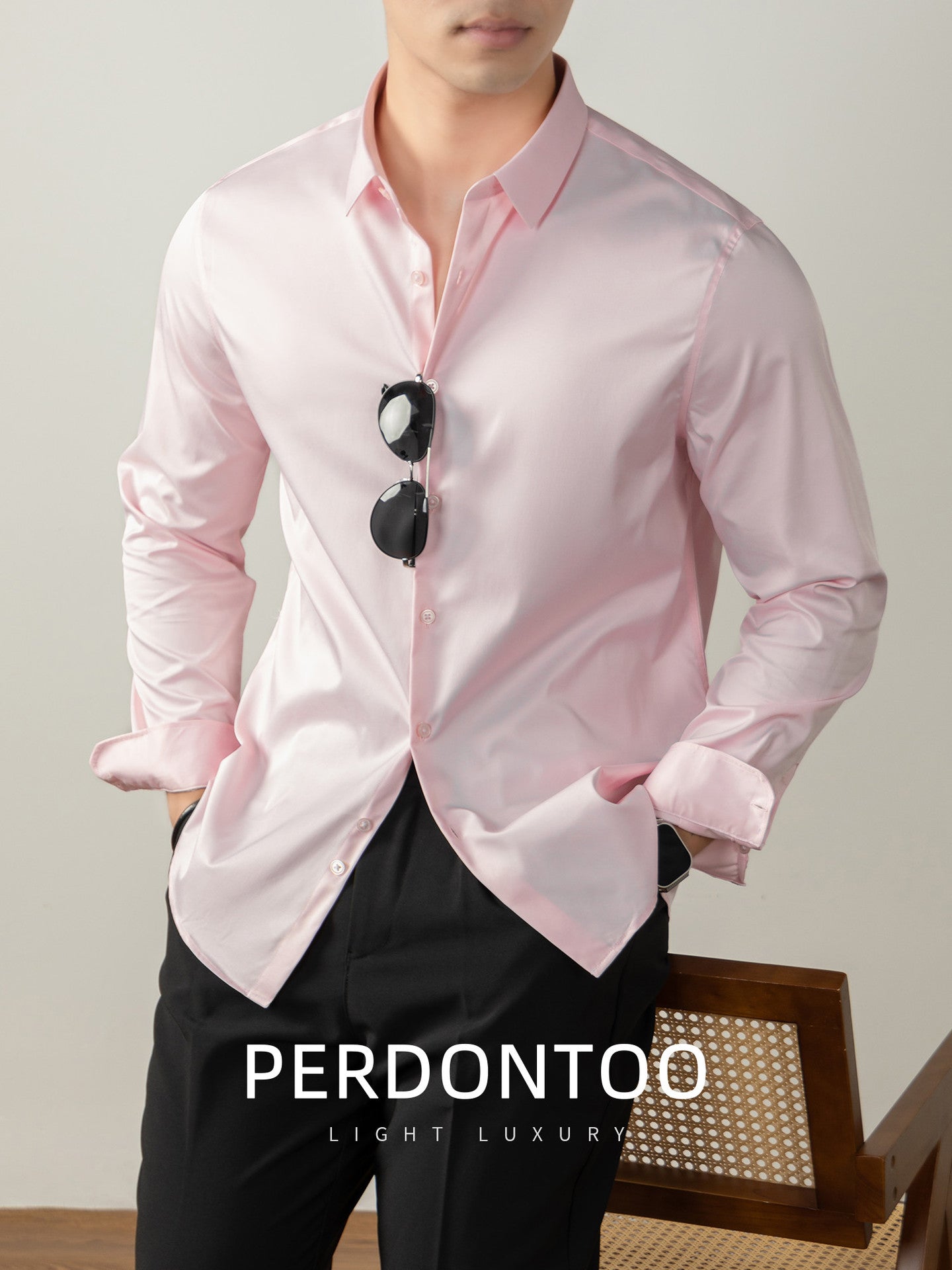 Luxury Non Iron Silk Finish Shirt
