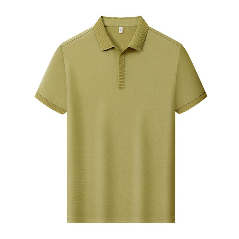 Premium Mulberry Silk Polo T-Shirt