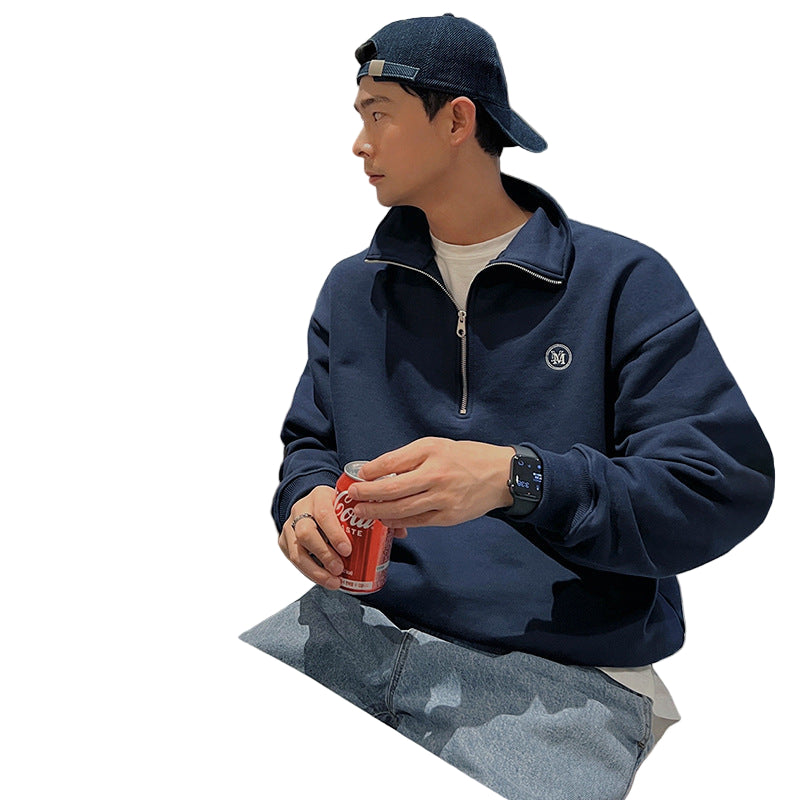 Half-Zip Pullover Sweatshirt