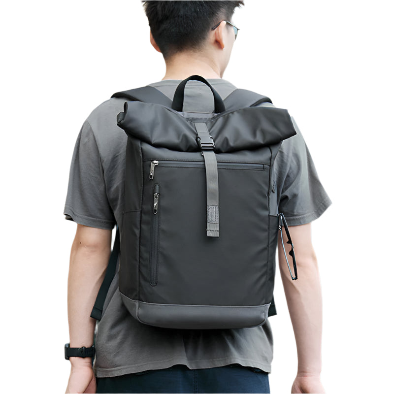 25 New Backpack Casual Large Capacity Laptop Bag Simple and Fashionable Commuter Computer Travel Backpack