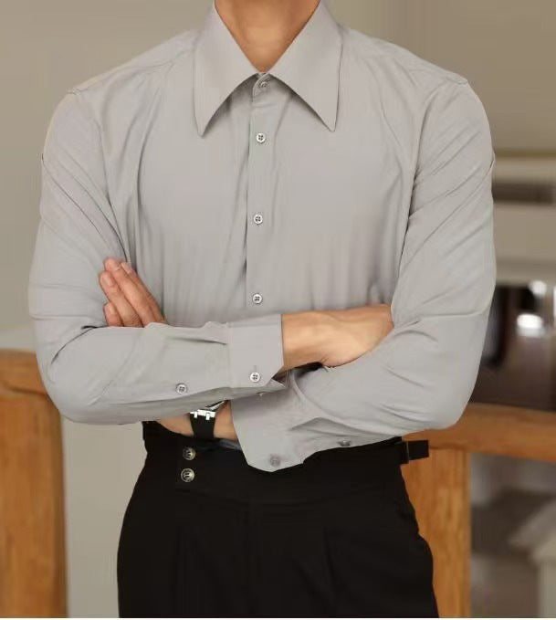 Imperial Collar French Dress Shirt