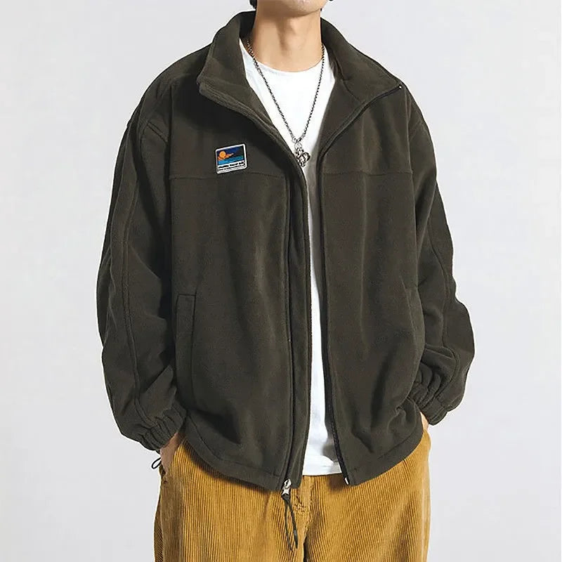 Fleece Stand-Collar Jacket
