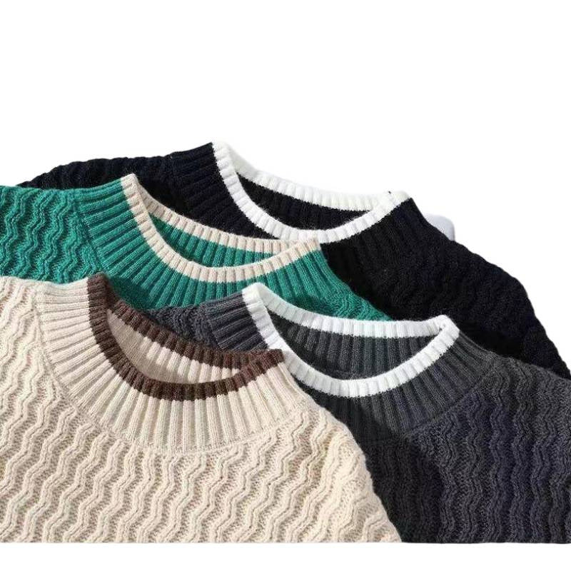 Men's Textured Knit Sweater