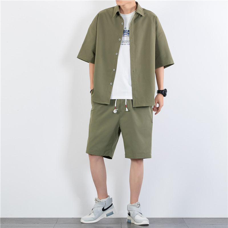 Summer Casual Korean Fashion Suit with Shorts