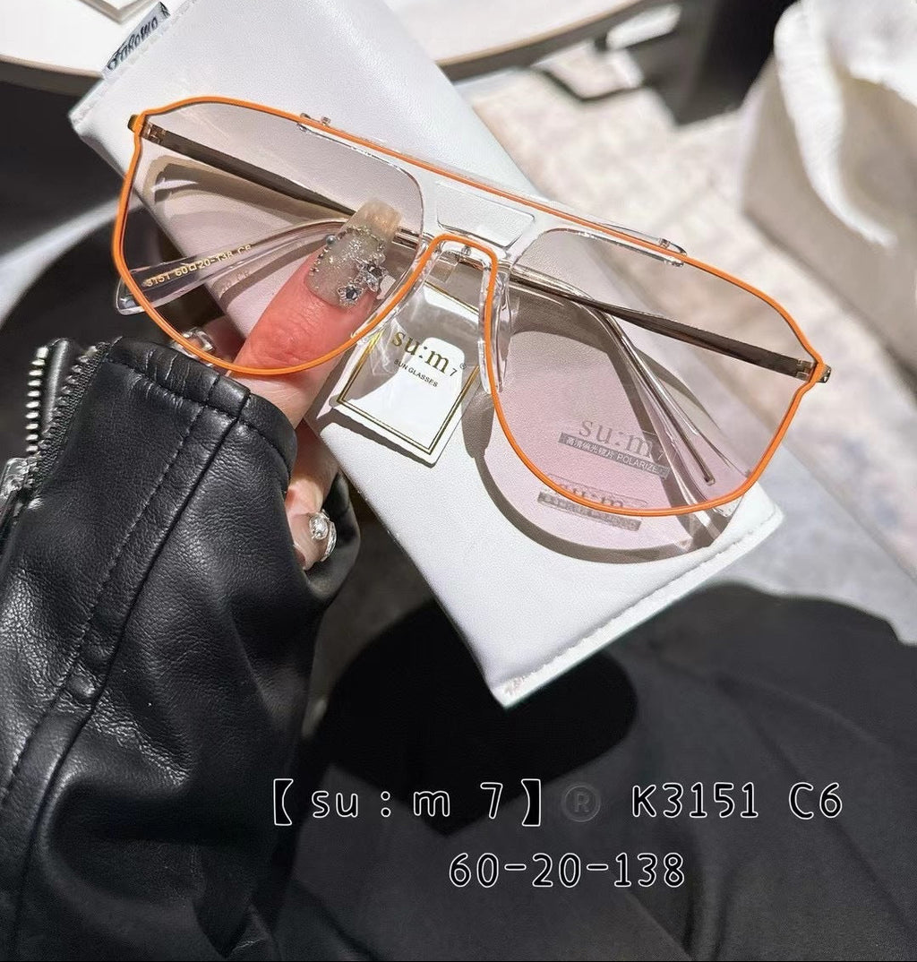 Celebrity Chain Aviator Sunglasses