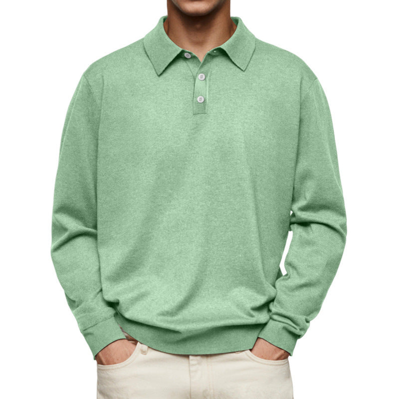 Men's Long-Sleeve Polo Shirt