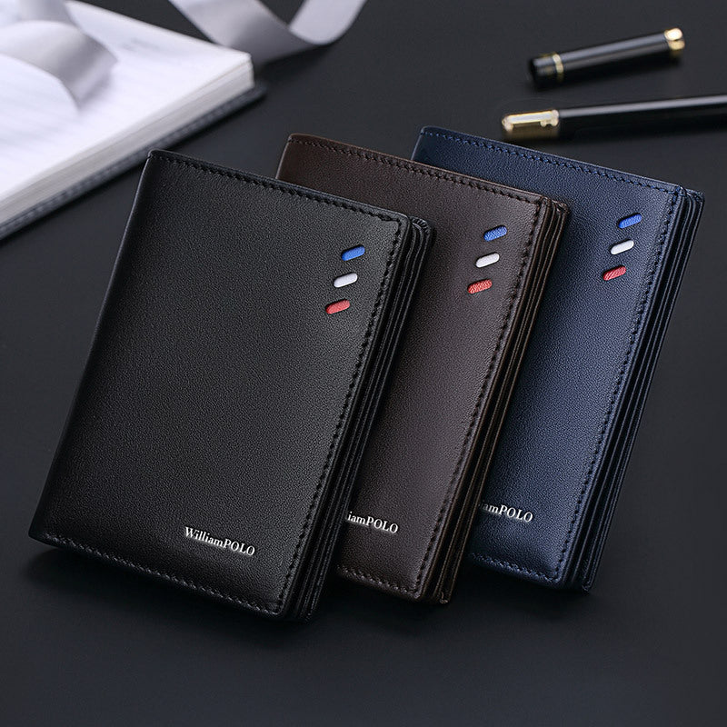 WilliamPOLO Men's Leather Wallet