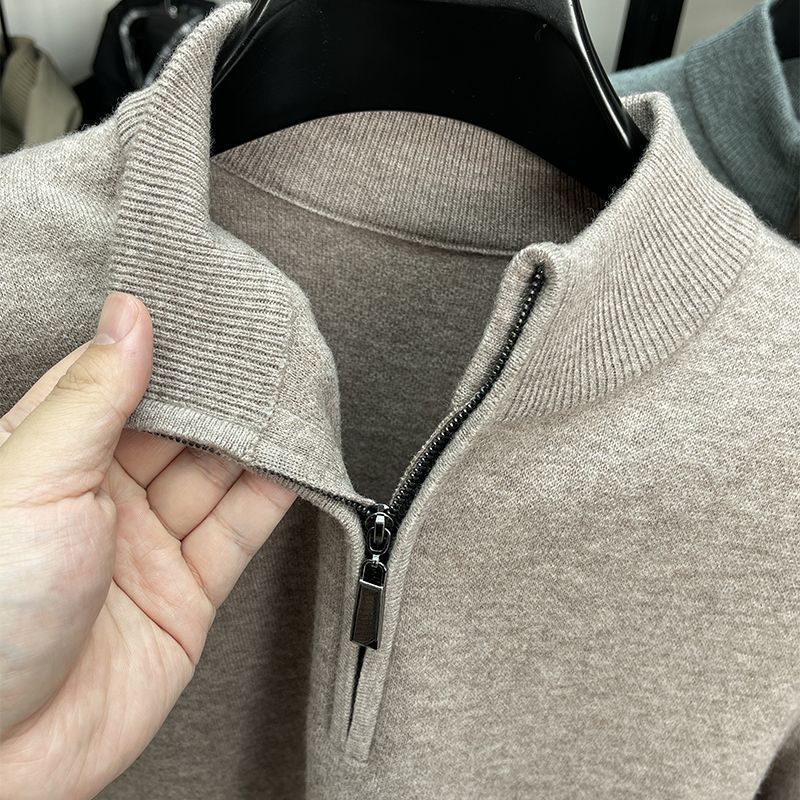 Half-Zip Knit Pullover