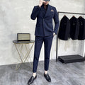 Slim-Fit Double-Breasted Modern Suit Set