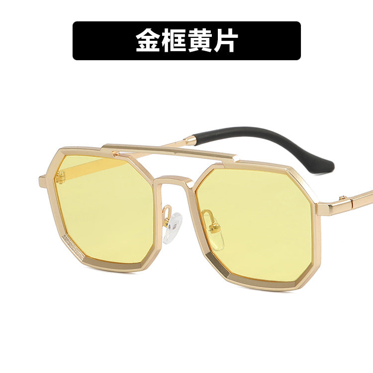 men's polygonal sunglasses