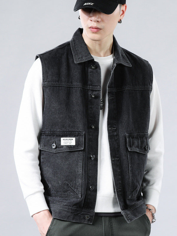 Utility Denim Vest