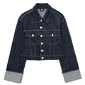 Women's Rolled-Cuff Denim Jacket