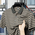 Men’s Striped Leisure Polo